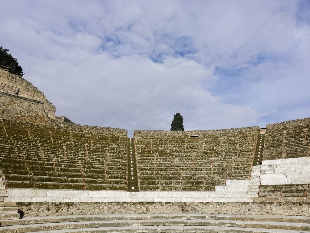 Seating of Teatro Grande, Pompeii
