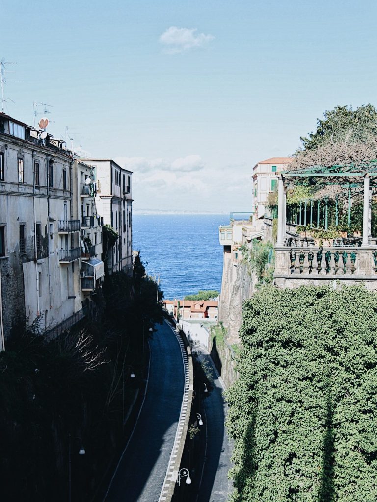 Ocean view from Sorrento, Italy